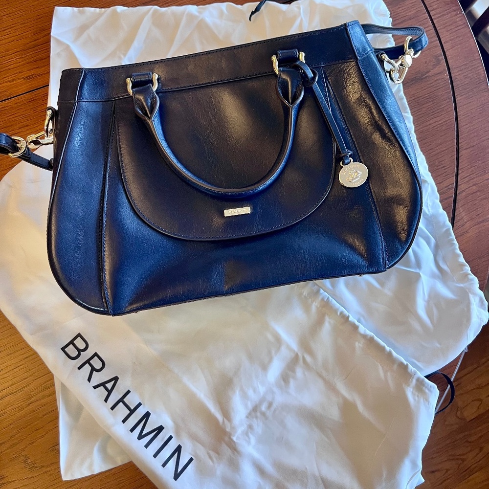 Brahmin Raelynn Leather Satchel